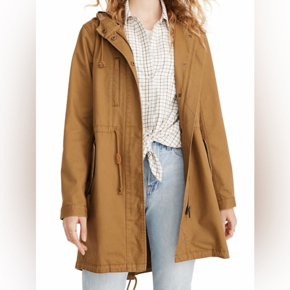 Madewell Lightweight Fishtail Anorak Utility Jacket